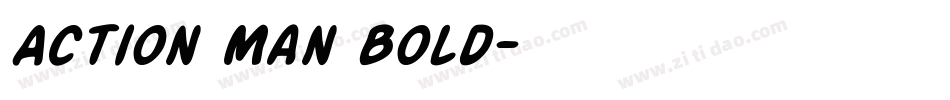 Action Man Bold字体转换